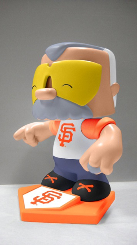 Limited-edition Stan Lee vinyl figurine to be given to each VIP ticketholder at the San Francisco Giants Heroes and Comics Night, June 7, 2014.