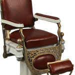 An exceptional salesman’s sample of a Kochs barber chair sold for $42,000. Victorian Casino Antiques image.