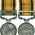 Zulu War Casualty Medal awarded to Pvt. John Jones, H Company, 1st/24th (Warwickshire) killed in action at Isandhlwana on Jan. 22, 1879. Estimate: £7,000-£8,000, $11,815-$13,502. Bladwin & Sons Ltd. image.
