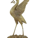 Brass sculpture of a mythical ‘Liver Bird.’ Estimate: £1,000-£1,500. Sworders image.
