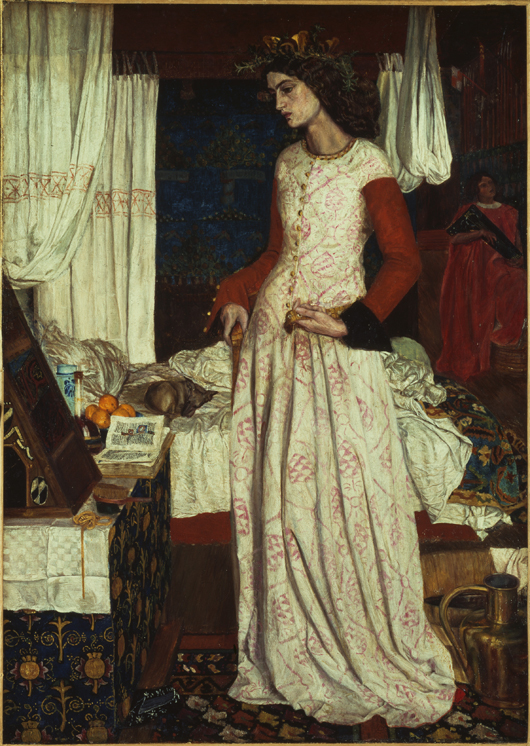 'La Belle Iseult' by William Morris, 1858. Copyright: Tate 2014.