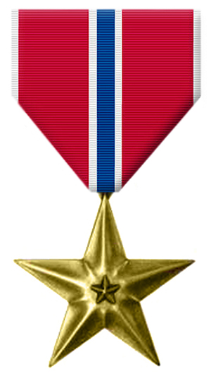The Bronze Star Medal is the fourth-highest United States Armed Forces' individual military award. Image courtesy of Wikimedia Commons.