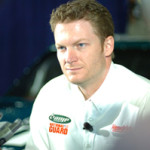 NASCAR driver Dale Earnhardt Jr. Image by Tech. Sgt. Mike R. Smith, National Guard Bureau, courtesy of Wikimedia Commons.