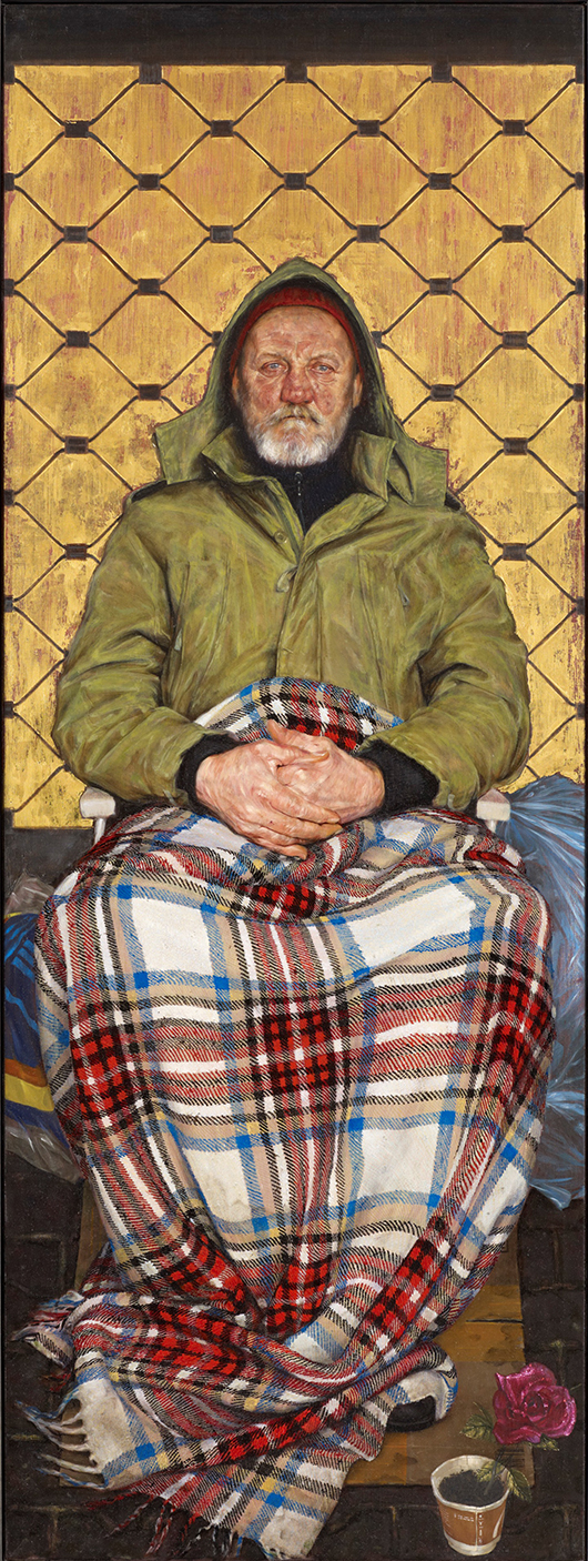 'Man with a Plaid Blanket' by Thomas Ganter © Thomas Ganter.