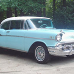 The iconic 1957 Chevrolet Bel Air. Image courtesy of LiveAuctioneers.com archive and Grand View Antiques and Auction.