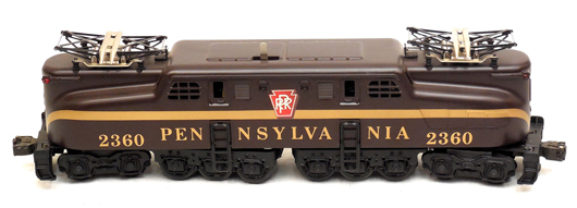 Lionel 2360 Pennsylvania locomotive. Stephenson's Auction image