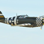 A P-47 Thunderbolt 42-25068 at the Duxford Airshow in England, 2012. Image by PDTillman. This file is licensed under the Creative Commons Attribution 2.0 Generic license.