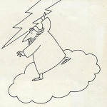 Charles Barsotti original artwork for a cartoon in 'New Yorker,' 1979. Image courtesy of LiveAuctioneers.com archive and Russ Cochran's Comic Art Auction.