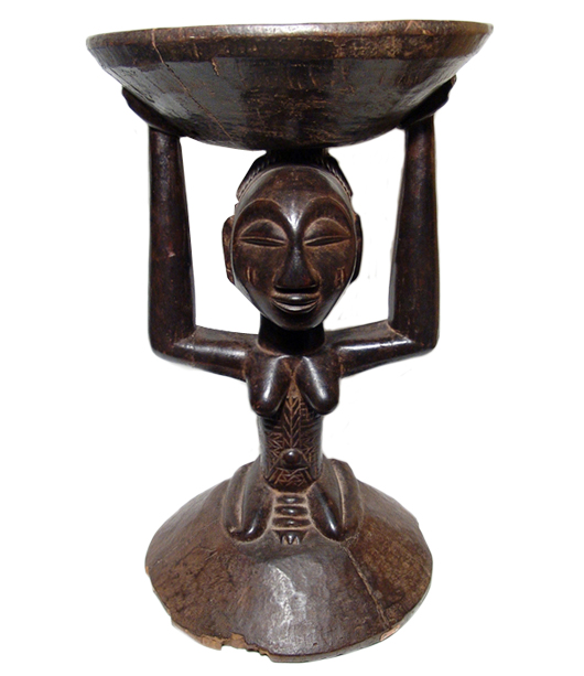 Luba Shankadi seat from the Congo, mid-20th century. Ancient Resource image.