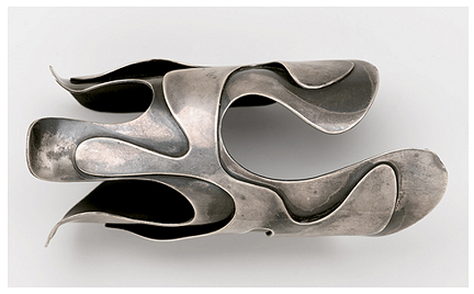 Art Smith, 'Lava' Bracelet, designed circa 1946, silver, Brooklyn Museum, Gift of Charles L. Russell, 2007.61.16.