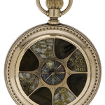 Rare California gold quartz pocket watch. Price realized: $37,600. Cowan’s Auctions Inc. image.