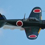 Mitsubishi A6M3 Zero (Commemorative Air Force / American Airpower Heritage Flying Museum). Image by Kogo.This file is licensed under the GNU Free Documentation License.
