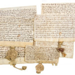 From an archive to be auctioned on July 17 in London, 28 charters pertaining to the Knights Templar and Knights Hospitallers. Est. £40,000-60,000