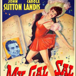 Poster for 1942 film 'My Gal Sal,' which was made available through 20th Century Fox. Fair use of low-resolution image under terms of US Copyright Law.