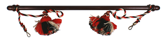 Third Reich wood cross bar and cords for the 'Deutschland Erwache' standard, 33 inches long ($5,967). Mohawk Arms image