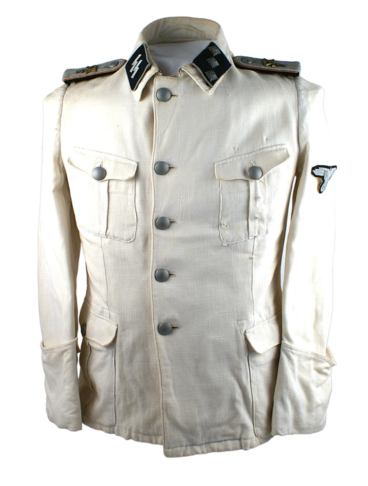 SS uniform worn by Karl Franz, last Kommandant of the Nazi concentration camp at Treblinka ($10,238). Mohawk Arms image