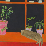 March Avery (American, b. 1932) Kitchen Window, 1966, oil on canvas. Est. $1,000-2,000. Material Culture image