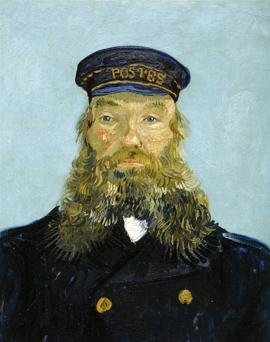 Among the holdings of the Detroit Institute of Arts is Vincent van Gogh's 'Portrait of the Postman Joseph Roulin,' 1888. Image courtesy of Detroit Institute of Arts via Wikimedia commons
