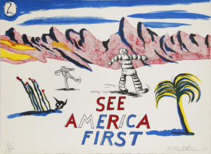 H.C. Westermann, 'See America First,' 1968, from the What Nerve! exhibition, Rhode Island School of Design Museum