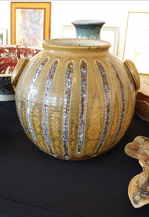 Decorative art from the collection of the late Arlene Saugstad, currently entered in a silent auction conducted through Tuesday night at the Taube Museum of Art, Minot, N.D. Image courtesy of the Museum