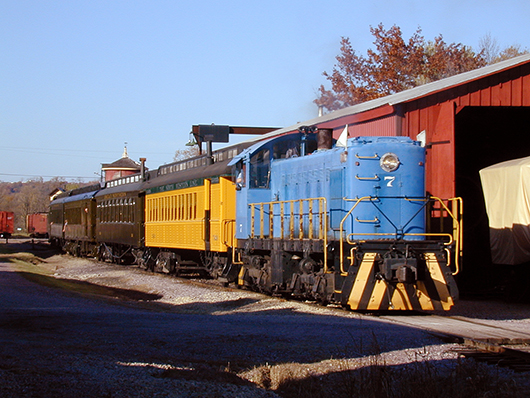 One of the trains in the Mid-Continent Railway Museum's collection. Photo credit: Mid-Continent Railway Museum