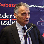 Ralph Nader, at the time an independent presidential candidate, speaking at a campaign event in Waterbury, Conn, on Oct. 4, 2008. Photo by Ragesoss, licensed under the Creative Commons Attribution-Share Alike 3.0 Unported, 2.5 Generic, 2.0 Generic and1.0 Generic license