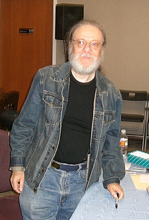 Ramones' original drummer Tommy Ramone (1949-2014) at a June 17, 2008 autograph-signing session. Image courtesy Deadblob93