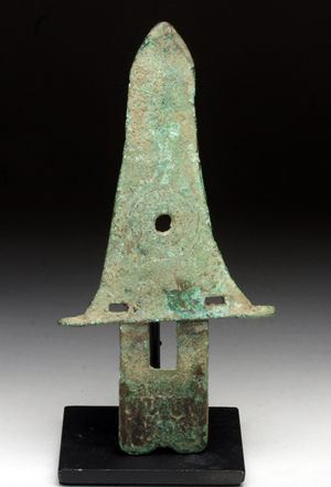Chinese Warring States Period bronze ge, circa 5th century BCE. Est. $3,000-$4,000. Artemis Gallery image