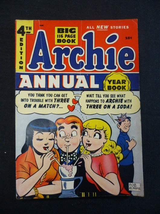  'Archie Annual Yearbook, Fourth Edition.' Image courtesy of LiveAuctioneers.com Archive and Burns Auction and Appraisal.