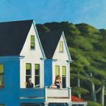Edward Hopper (American, 1882-1967), 'Second Story Sunlight,' 1960, oil on canvas, 40 3/16 x 50 1/8 inches (102.1 x 127.3cm). Whitney Museum of American Art, New York; purchase, with funds from the Friends of the Whitney Museum of American Art 60.54. Copyright Whitney Museum of American Art. Photograph by Sheldan C. Collins.