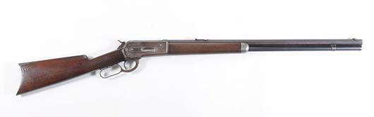 Winchester Model 1886 .50 Express Rifle, $11,400. Morphy Auctions image