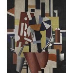 Fernand Léger, Composition (The Typographer) 1918-19. Oil on canvas. Promised Gift from the Leonard A. Lauder Cubist Collection © 2014 Artists Rights Society (ARS), New York / ADAGP, Paris