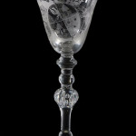 Marriage goblet signed & dated by A.F. Schurman, 1757. Estimate: £6,000-8,000. Dreweatts & Bloomsbury Auctions image.