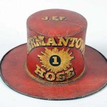 1848 Germantown (Philadelphia) fire company parade hat. Est. $8,000-$12,000. Morphy Auctions image