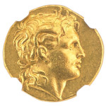 Ancient Thrace stater coin, 305-281 BC, $5,000-$7,000. Rago Arts and Auction Center image