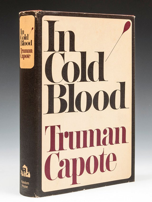 First edition of Truman Capote's 'In Cold Blood.' Image courtesy of LiveAuctioneers.com Archive and Dreweatts & Bloomsbury Auctions.