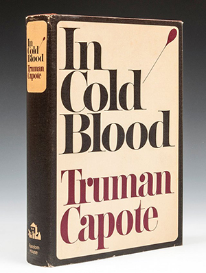 First edition of Truman Capote's 'In Cold Blood.' Image courtesy of LiveAuctioneers.com Archive and Dreweatts & Bloomsbury Auctions.
