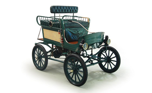 This 1902 Toledo Steam Runabout, like the one making the Flagstaff to Grand Canyon trip, was part of the well-known Chicago Museum of Science and Industry Collection in the early 1950s. Image courtesy of LiveAuctioneers.com Archives and RM Auctions.