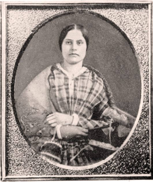 Susan B. Anthony (1820-1906) at age 28. Image courtesy of Wikimedia Commons.