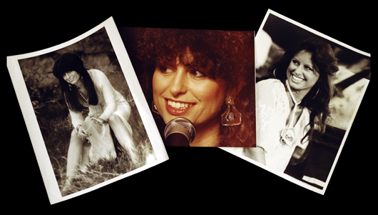 Twelve assorted photographs of Jessi Colter, Waylon Jennings’ wife, at different periods during her singing career, mostly 8-by-10 enlargements. Guernsey’s image.