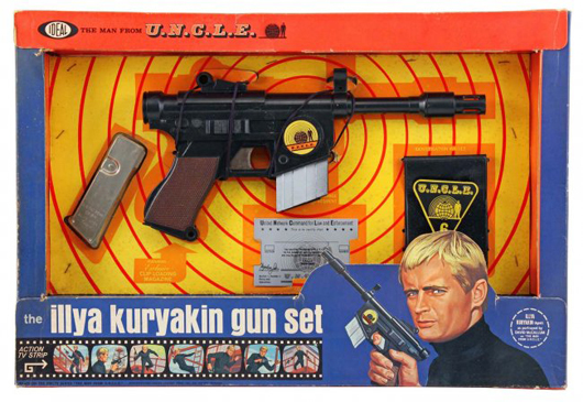 Circa-1966 Ideal Toys Ilya Kuryakin The Man From U.N.C.L.E. Gun Set. Est. $500-$800. Morphy Auctions image
