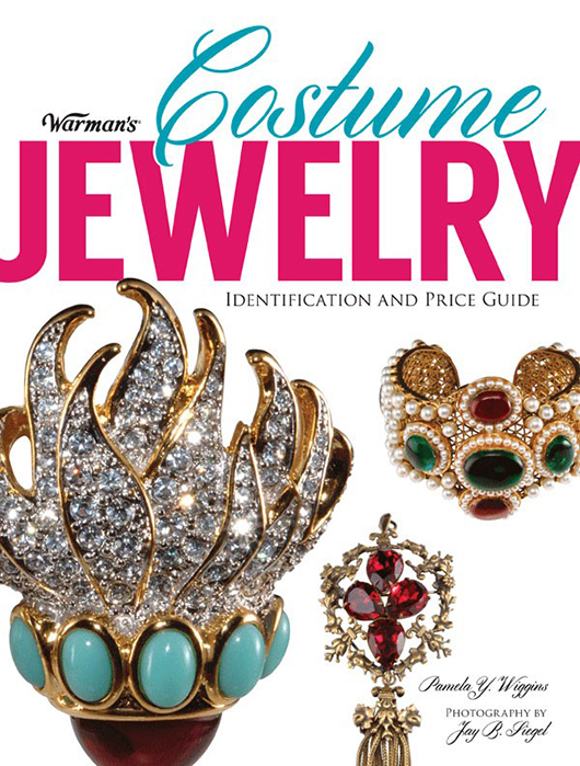 The cover of the new Warman's Costume Jewelry Identification and Price Guide by Pamela Y. Wiggins