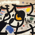 Joan Miró, ‘Femmes VI’ (Women VI), 1969, oil on canvas, 28 3/4 x 36 1/4 inches (73 x 92 cm). Museo Nacional Centro de Arte Reina Sofía, Madrid, Spain. © 2014 Successió Miró / Artists Rights Society (ARS), New York, New York / ADAGP, Paris, France.