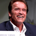 Arnold Schwarznegger at the 2012 Comic-Con in San Diego. Image by Gage Skidmore. This file is licensed under the Attribution-ShareAlike 3.0 Unported license.