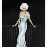 Jean Harlow in a satin gown, number 18 of a limited edition of 100, by Frank Martin. Price: £895. Photo: Candice Horley