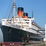 The RMS Queen Mary, launched in 1936, is now a hotel in Long Beach, Calif. Image by Mike Fernwood, Santa Cruz, Calif. This file is licensed under the Creative Commons Attribution-ShareAlike 2.0 Generic license.