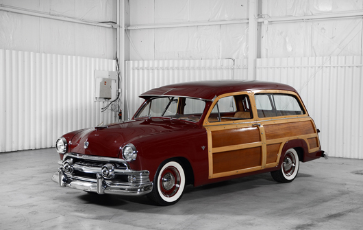 1951 Ford Country Squire “Woody” station wagon. Morphy Auctions image