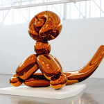 Jeff Koons, ‘Balloon Monkey (Orange),’ high chromium stainless steel with transparent color coating, 150 x 235 x 126 in. (381 x 596.9 x 320 cm), executed in 2006-2013. Estimate: $20 million-$30 million. Chistie’s Images Ltd.