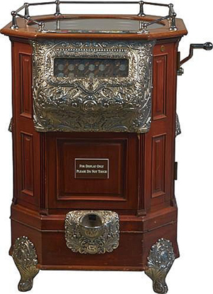 Caille 25-cent roulette floor machine, circa 1904, ex Harrah collection, top lot of the sale at $212,500. Morphy Auctions image