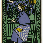 Wiener Werkstatte / Oskar Kokoschka postcard, ‘The Woman in the Gazebo,’ est. $1,000-$1,500. Morphy Auctions image